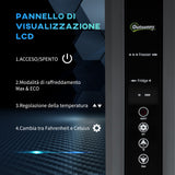 easycomfort easycomfort frigo portatile elettrico a compressore da 35l con maniglia telescopica e ruote frigorifero piccolo da 1224v dc e 110240v ac per auto e camion