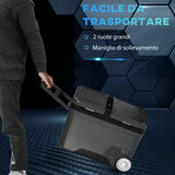 easycomfort easycomfort frigo portatile elettrico a compressore da 35l con maniglia telescopica e ruote frigorifero piccolo da 1224v dc e 110240v ac per auto e camion