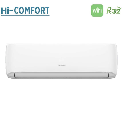 Hisense Trial Split Inverter Climatiseur Hi-Comfort Series 9 + 9 + 18 Avec 4amw81u4raa R-32 Wi-Fi intégré 9000 + 9000 + 18000 - Neuf