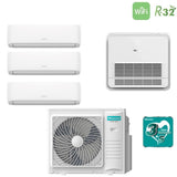 hisense climatizzatore condizionatore hisense quadri split inverter serie hi comfort 900090009000 console 18000 con 4amw105u4raa r 32 wi fi integrato 99918 novita