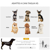 easycomfort easycomfort passeggino per cani piccoli pieghevole con guinzaglio di sicurezza e cestino portaoggetti grigio