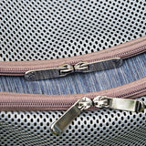 easycomfort easycomfort zaino trasportino per cani e gatti in oxford cuscino rimovibile e lavabile con rete traspirante 35x28.5x45cm blu