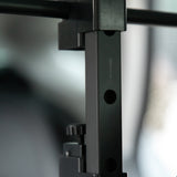 easycomfort easycomfort divisorio auto per cani in acciaio e pp regolabile in larghezza e altezza 89 150x76 124 cm nero