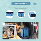 easycomfort easycomfort piscina pieghevole per cani in pvc azzurro 140x30cm xh ean 8054144133034