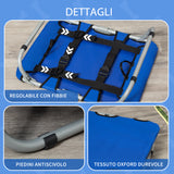 easycomfort easycomfort brandina pieghevole per cani in tessuto oxford per cani blu 59x46x15cm ean 8054111840972