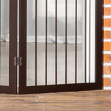 easycomfort easycomfort cancellino per cani e animali domestici a 3 sezioni divisorio di sicurezza pieghevole 160x1.2x76cm ean 8054111847216