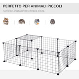 easycomfort easycomfort recinto modulare per animali domestici nero 12 moduli 35x35cm ean 8054111840125