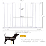 easycomfort easycomfort cancellino per cani estensibile da 72 107cm montaggio a pressione ean 8054111841849