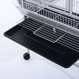 easycomfort easycomfort voliera per uccelli con ruote altezza 160cm vaschette per cibo e trespoli ean 8055776914091