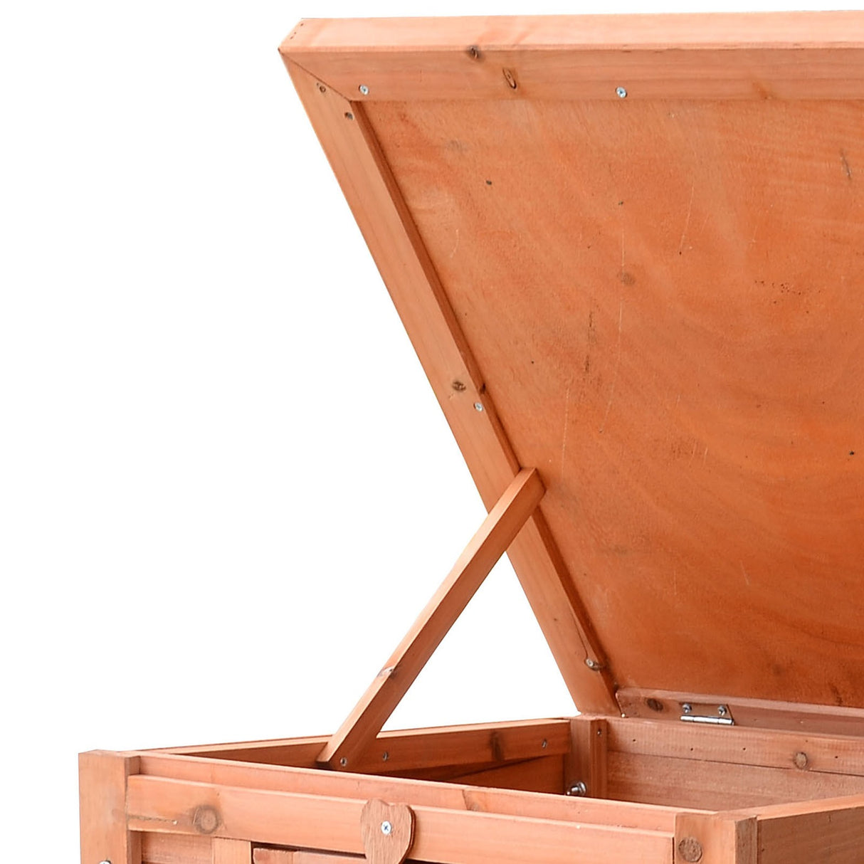 easycomfort easycomfort conigliera gabbia per piccoli animali con tetto apribile in legno 51x42x43 cm ean 8054111842624