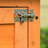 easycomfort easycomfort gabbia per conigli conigliera da esterno in legno di abete 90x45x80cm ean 8054144138565