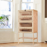 easycomfort easycomfort gabbia per roditori e criceti a 4 ripiani con tetto apribile in legno 60x40x120cm ean 8055776910239