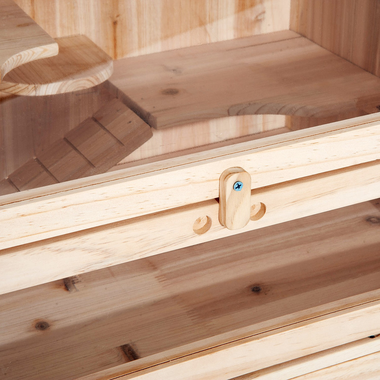 easycomfort easycomfort gabbia per roditori e criceti a 4 ripiani con tetto apribile in legno 60x40x120cm ean 8055776910239