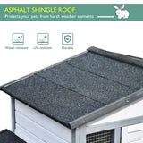 easycomfort area occasioni easycomfort conigliera da esterno in legno gabbia per 2 3 conigli o roditori bianca