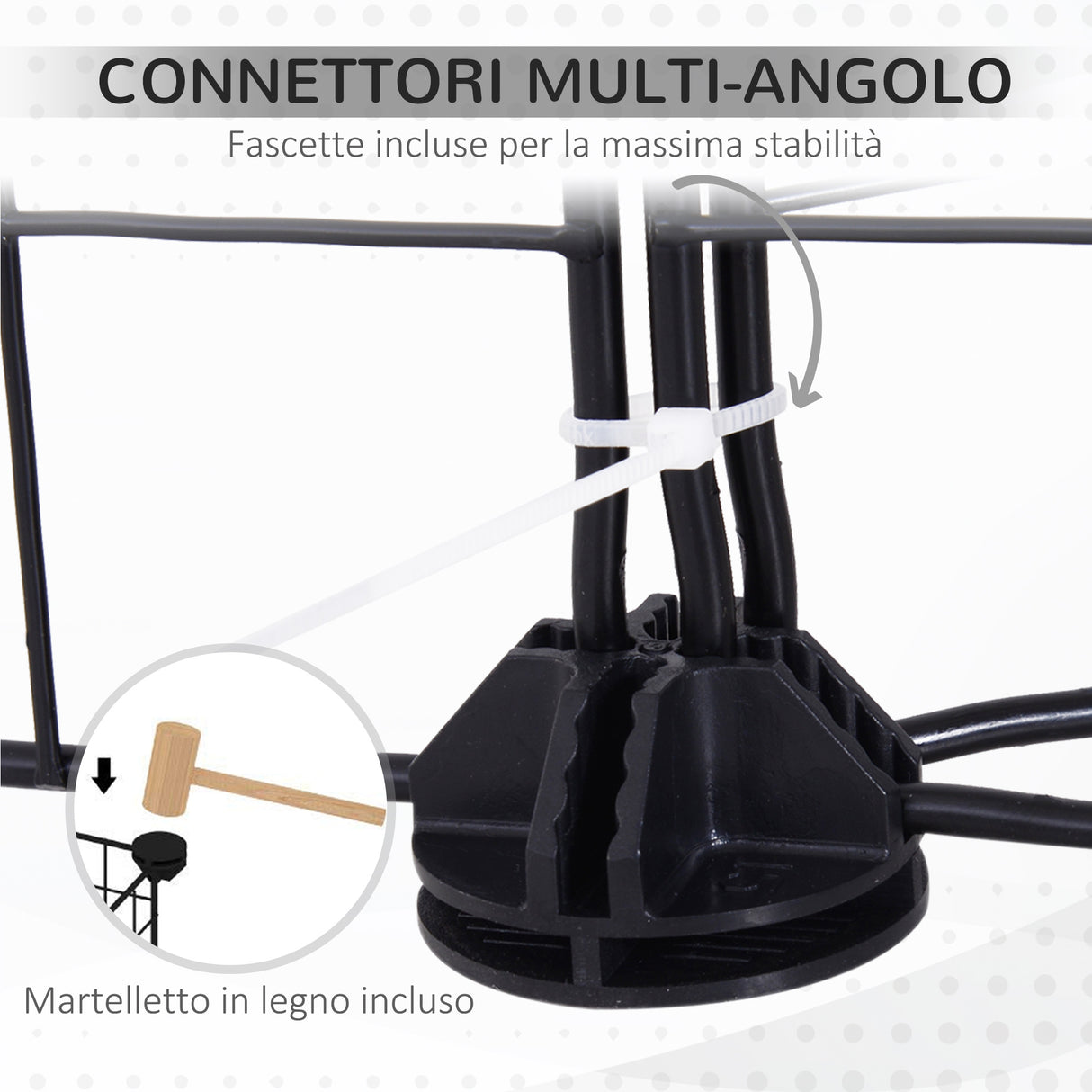 easycomfort easycomfort recinto per conigli e porcellini dindia modulabile con accessori montaggio 105x70x35cm nero