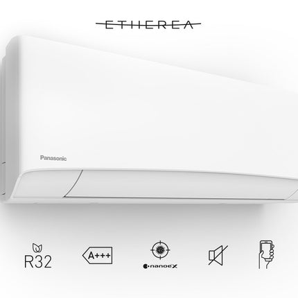 Climatizzatore Condizionatore Panasonic Inverter serie ETHEREA WHITE 18000 Btu CS-Z50ZKEW R-32 Wi-Fi Integrato Bianco Opaco A+++/A++