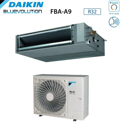 Daikin Bluevolution Ducted Air Conditioner Medium Prevalence 36000 Btu Fba100a + Rzag100ny1 Three-Phase R-32 Wi-Fi Optional With Wired Control