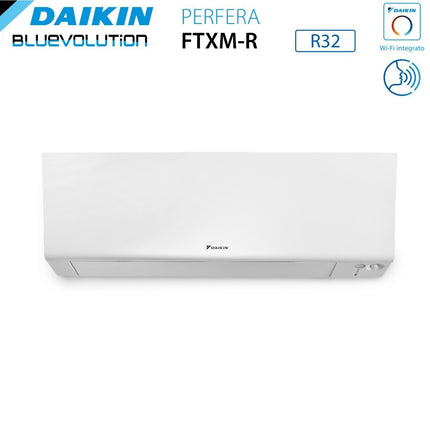 Climatizzatore Condizionatore Daikin Bluevolution Dual Split Inverter serie FTXM/R PERFERA WALL 5+5 con 2MXM40A R-32 Wi-Fi Integrato 5000+5000 Garanzia Italiana