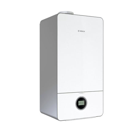 Junkers Bosch Mod. Condens 7000i Gc7000iw 28 Kw Methane Condensing Boiler + Smoke Kit - White - Erp