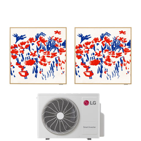 lg climatizzatore condizionatore lg dual split inverter serie artcool gallery 912 con mu2r15 r 32 wi fi optional 900012000 ean 8059657014207