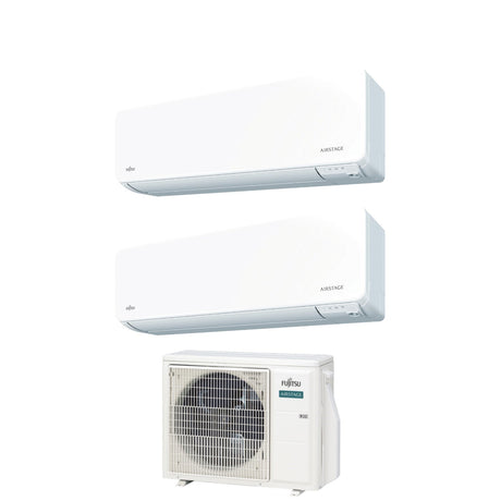 fujitsu climatizzatore condizionatore fujitsu dual split inverter serie kg 912 con aoyg14kbta2r 32 wi fi integrato 900012000