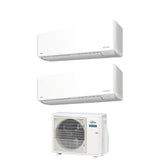 fujitsu climatizzatore condizionatore fujitsu dual split inverter serie km 912 con aoyg18kbta2 r 32 wi fi integrato 900012000