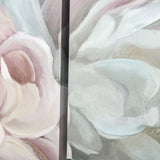 easycomfort easycomfort stampa su tela con fiori in legno di pino per casa e ufficio 200x100 cm multicolore