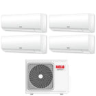 Climatizzatore Condizionatore Riello Quadri Split Inverter serie AARIA PLUS I 9+9+9+12 con AARIA MULTI 485 PI R-32 Wi-Fi Integrato 9000+9000+9000+12000