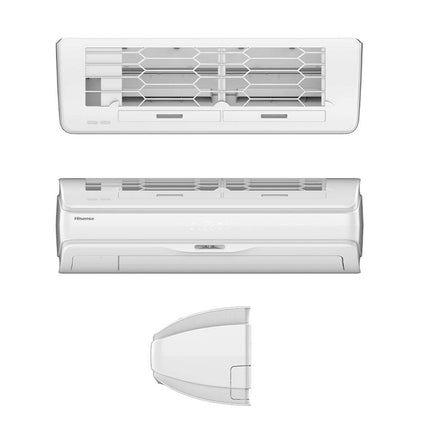 Hisense Dual Split Inverter Air Conditioner Silentium Pro Series 12 + 12 With 2amw50u4rxa R-32 Integrated Wi-Fi 12000 + 12000 - New