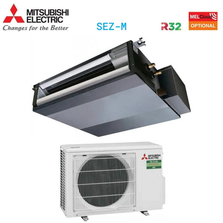 mitsubishi electric climatizzatore condizionatore mitsubishi electric canalizzato canalizzabile inverter 12000 btu sez m35da suz m35va r 32 wi fi optional