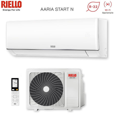 Climatizzatore Condizionatore Riello Inverter serie AARIA START N 24000 Btu AMW 70 ST N R-32 Wi-Fi Optional 20211074