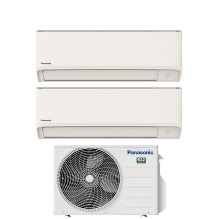 Climatizzatore Condizionatore Panasonic Dual Split  Serie TZ 9+9 con CU-2Z41TBE R-32 Wi-Fi Optional 9000+9000