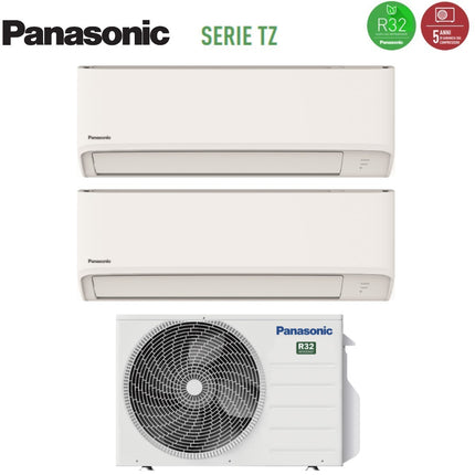 Climatizzatore Condizionatore Panasonic Dual Split  Serie TZ 9+18 con CU-2Z50TBE R-32 Wi-Fi Optional 9000+18000