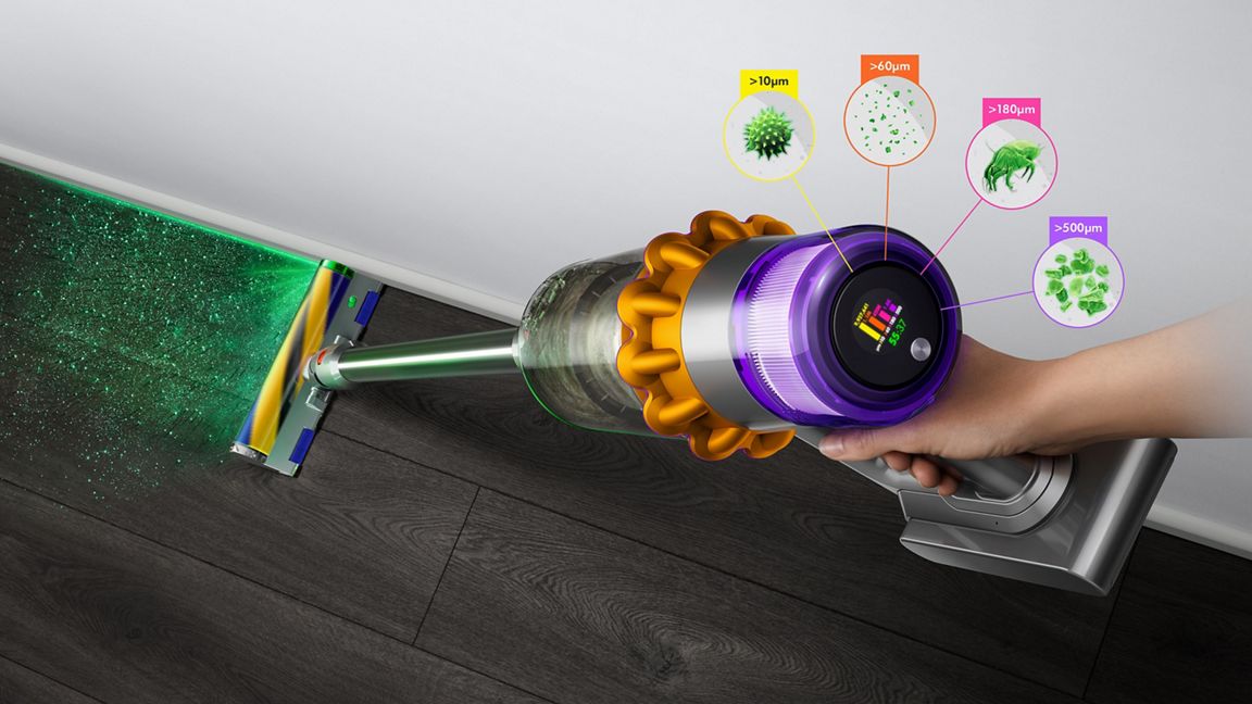 dyson aspirapolvere senza filo scopa elettrica dyson v15 detect ean 5025155080276