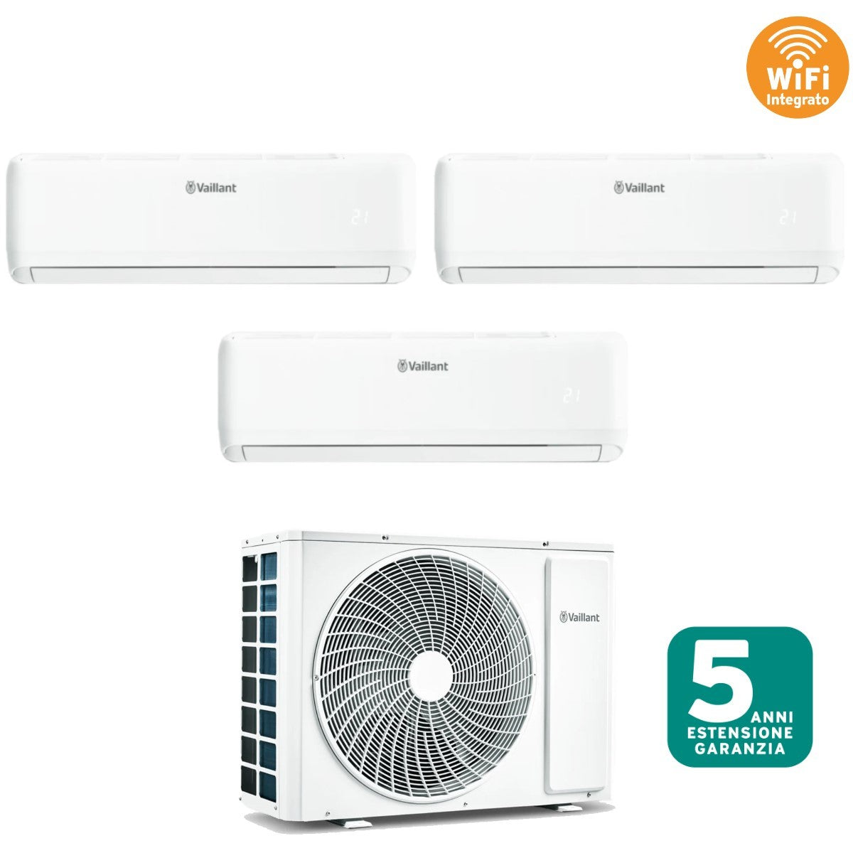 vaillant climatizzatore condizionatore vaillant trial split inverter serie climavair pro 9918 con vam1 070a3no r 32 wi fi integrato 9000900018000