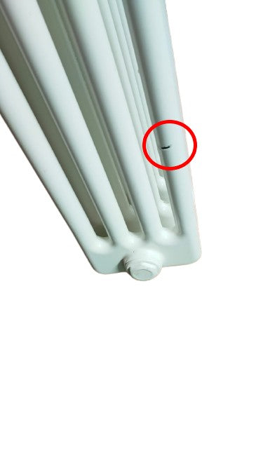 AREA OCCASIONI Batteria completa Radiatore Termosifone in acciaio tubolare Cordivari Ardesia 4 Colonne h 656 mm interasse 600 mm tappi e riduzioni inclusi 14 elementi h. 656 AO415