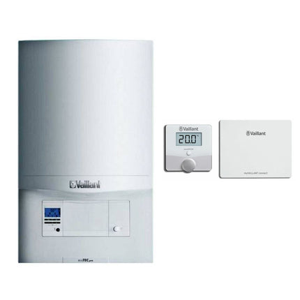 Vaillant Ecotec Pro Chaudière Gaz À Condensation Vmw 286/5-3+ Avec Vsmart Wi-Fi 99608668 Méthane Ou GPL Complet Avec Kit D'évacuation Des Fumées