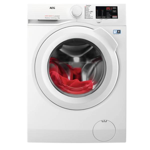 aeg lavatrice a carica frontale aeg 8 kg l6fbi845 serie 6000 prosense 1400 giri classe b ean 7332543804511