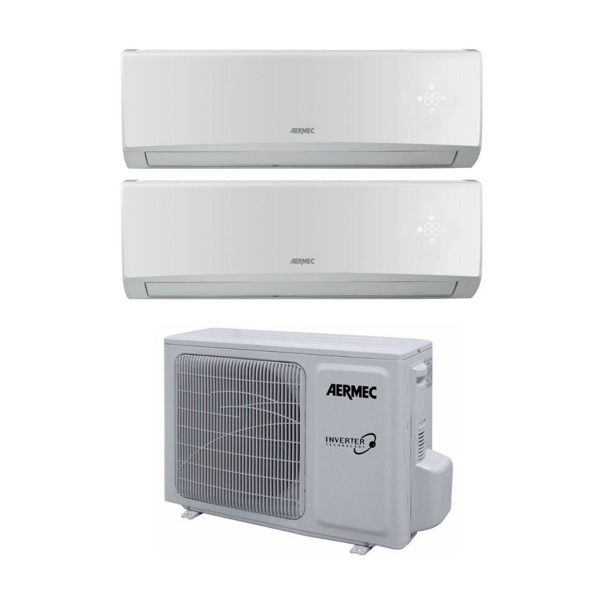 aermec climatizzatore condizionatore aermec dual split inverter serie slg 99 con mlg520 r 32 wi fi optional 90009000 ean 8059657006745