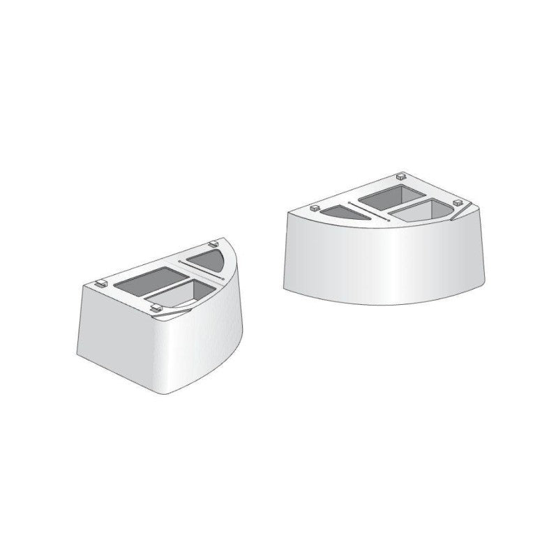 aermec piedini di appoggio aermec zh1 per ventilconvettore omnia