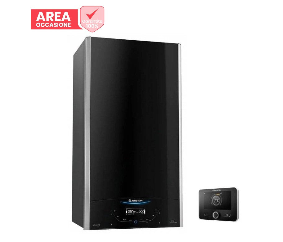 ariston area occasioni caldaia a condensazione ariston alteas one net 35 kw wi fi integrato metanogpl completa di kit scarico fumi 3301773