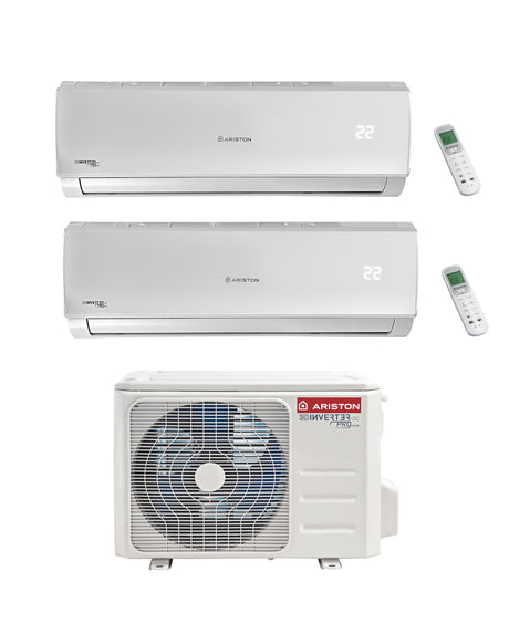 ariston climatizzatore condizionatore ariston dual split inverter serie alys plus 99 con dual 50xd0 o r 32 wi fi optional 90009000 ean 8059657006806