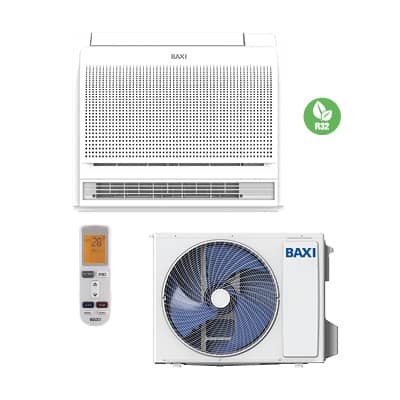 baxi climatizzatore condizionatore console baxi inverter serie new 12000 btu rzgnp35 rz2gt35 a a wi fi optional