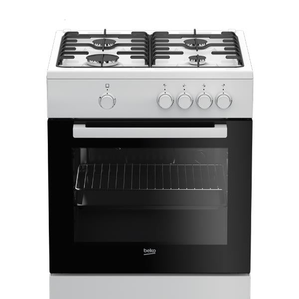 beko cucina a gas beko fsg62000dw 4 fuochi con forno 64 litri classe a a85xl60xp60 bianco ean 8690842081057