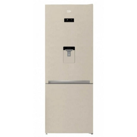 beko frigorifero combinato beko total no frost 560 lt beige rcne560e40dbn