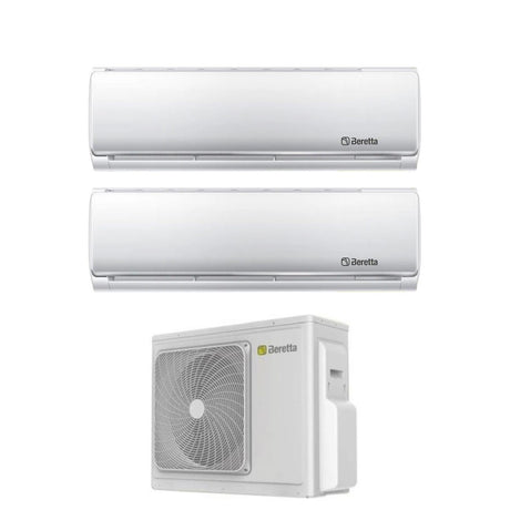 beretta climatizzatore condizionatore beretta dual split inverter serie breva 912 con 18000 2 r 32 wi fi optional 900012000