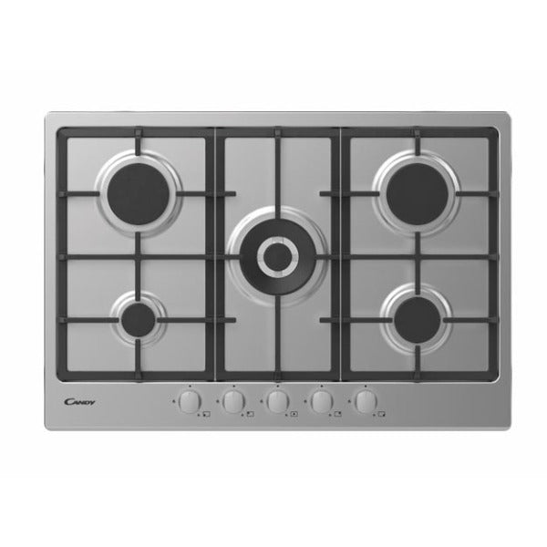candy piano cottura a gas candy chg74wx 5 fuochi l745xp51 acciaio inox ean 8016361967021