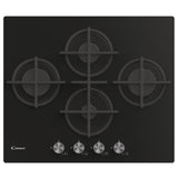 candy piano cottura a gas candy cvg6dpb 4 fuochi l595xp51 vetro nero ean 8016361996953