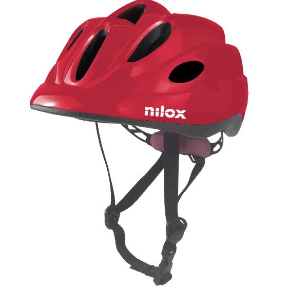 casco bambino nilox con luce led nxhelmetkidred ean 8051122175772