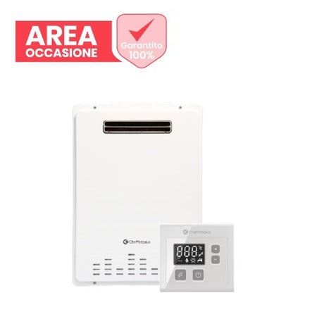 chaffoteaux area occasioni scaldabagno a gas chaffoteaux avenir plus lnx outdoor 16 litri gpl